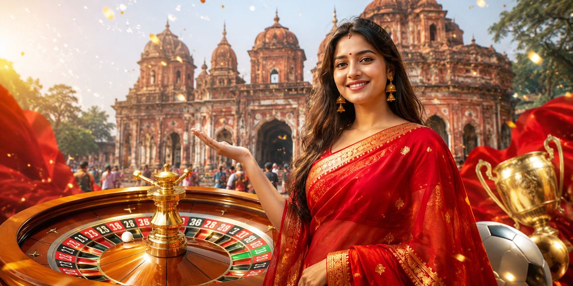বাংলাদেশে db66 রুলেট গেম খেলছেন শাড়ি পরিহিত ব্যবহারকারী